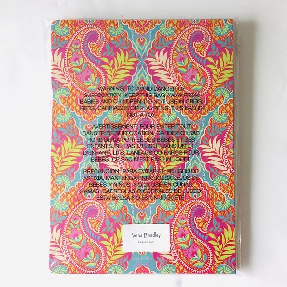 Vera Bradley Clipboard Folio. - Picture 4 of 4